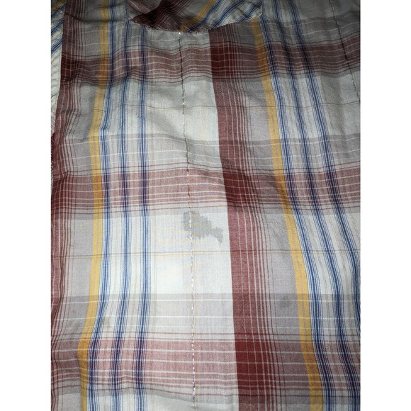 Rustler by Wrangler Men’s Xl plaid pearl snap - Picture 6 of 7